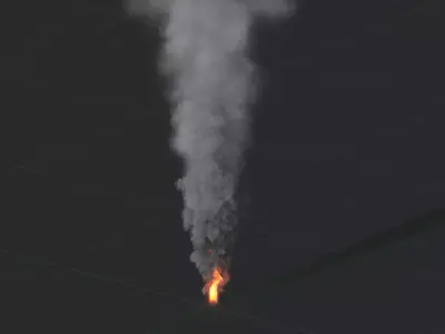 3D Big Fire Animation 3D model