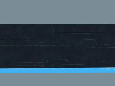 Big sword Low-poly 3D model