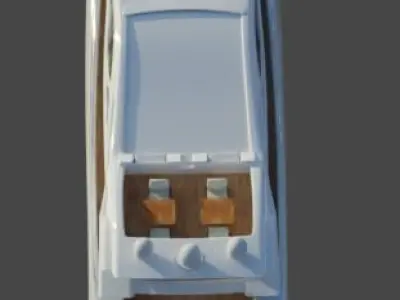 Yacht 3D model 13