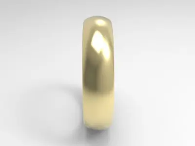 woman solitaire ring 7 part r00129 3D print model