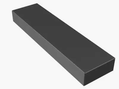 Narrow Long Box 3D model