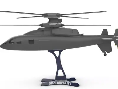 SB-1 Defiant 3D print model