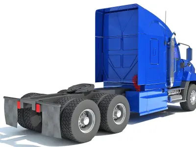 Blue Truck 3D model
