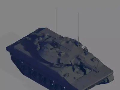 M551 Tank 3D model
