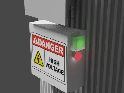 Electric Motor 3D model buy