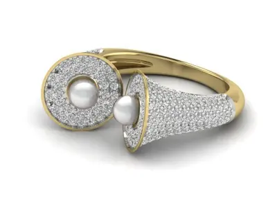 Women ring 3dm Render details 3D print model