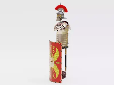 Roman Armor Set - Detailed Legionary Equipment 3D model