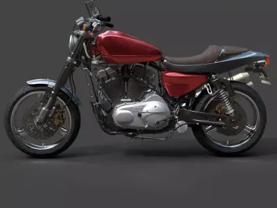 Harley-Davidson XR1200X - Hyper-Detailed 3D Model 3D model