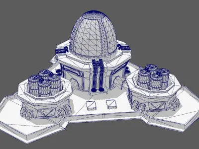 incubator  WARCRAFT Starcraft  insect egg arsenal Low-poly 3D model