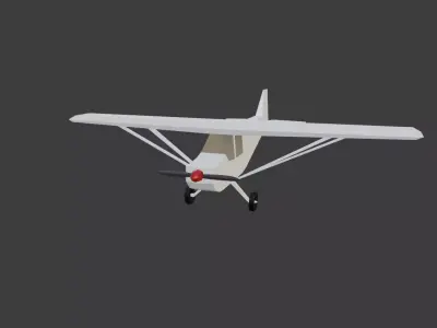 Plane DA20 3D model