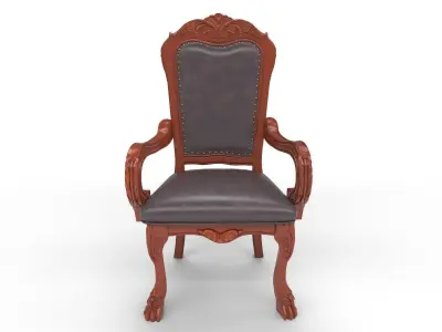 Antique Chair Low-poly 3D model shop