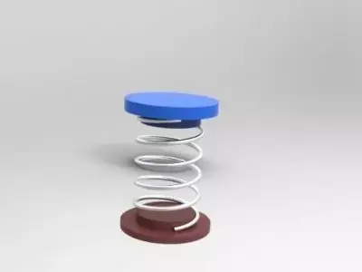 catia v5 spring simulation 3D model