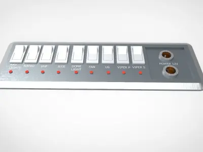 Boat Switch Panel Navigation 3D model