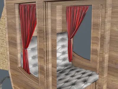 Western Wagon 8 3D model