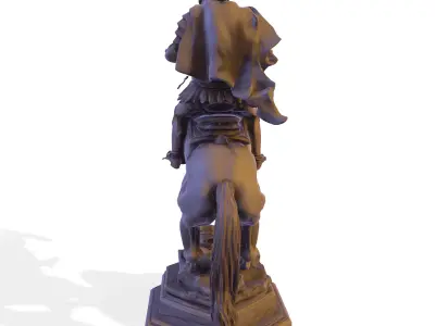 The General s Charge Sculpture 3D print model