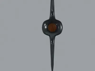Battle Axe 3D model 8