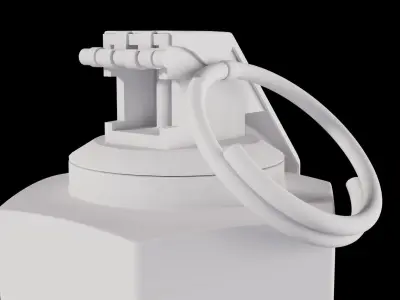 Stun Granade FBI 3D model