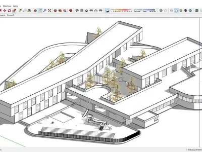 Sketchup Kindergarten 104 3D model