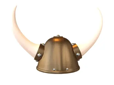 Viking Hat V1 002 Low-poly 3D model