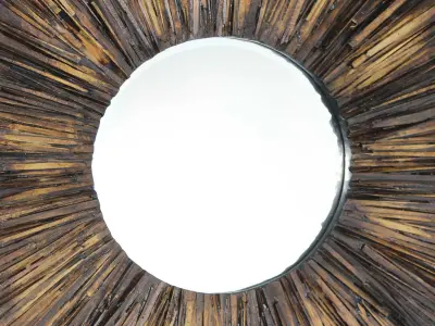 Wall hanging mirror Low-poly 3D model