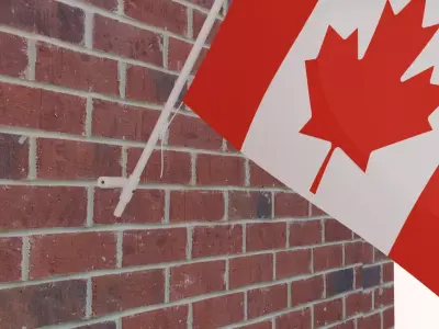 Flaf of Canada 3D model