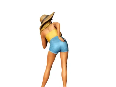 N5 Pin-up girl 3D print model