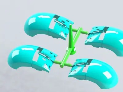 injection mouse mold 3D model