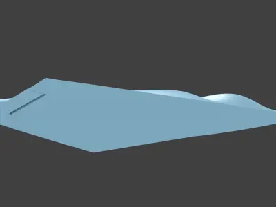 X-47a 3D print model