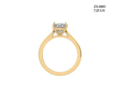 Cushion Ring 3D print model 7