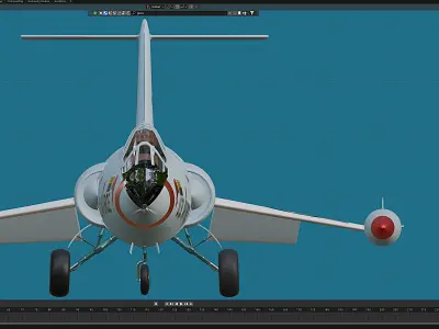 F-104 Starfighter Free 3D model
