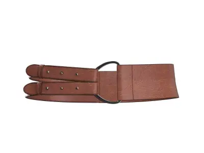 D-ring Half 2 lines Belt 3D model