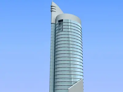 Modern Office City Building 3D model