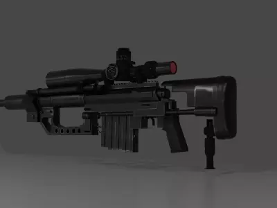 Cheytac  M200 Intervention Free 3D model