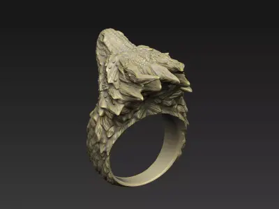 dragon design epic carnivore warrior bat python pendant hydra  3D print model