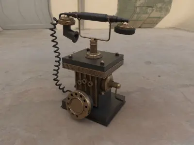 telephone vintage 3D model