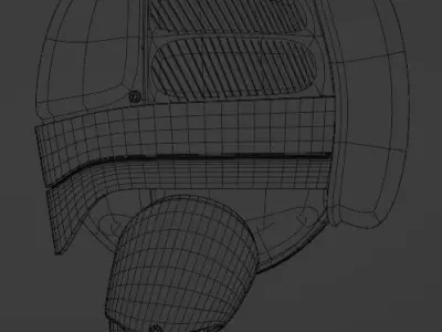 Realistic AmongUs Crewmate 3D model
