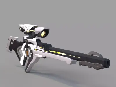 Sniper Rifle 3D model