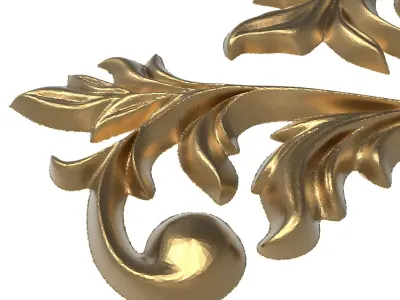 decorative pattern ready for 3D printing 3D model