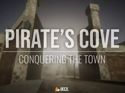 Pirate s Cove Conquering the Town Free low-poly 3D model