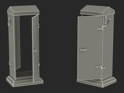  Old Railway Relay Cabinets Collection 