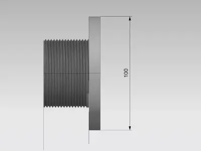 Flange 3D print model