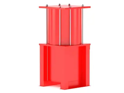 Garage Pneumatic Oil Filter Crusher 3D model