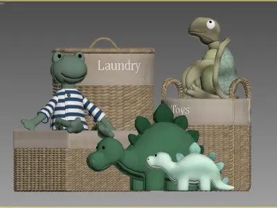 Kids Room Decor 118 3D model