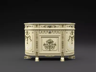 Classic Cabinet 3D model buy