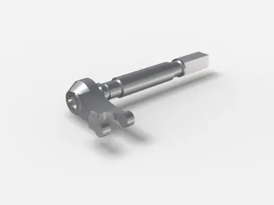 Shaft to ball Free 3D model