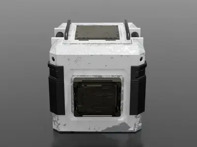 Sci-Fi Box Futuristic 3D model