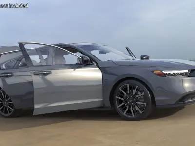 Gray Honda Accord 2025 3D model