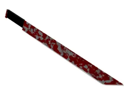 Post-apocalyptic machete Free 3D model