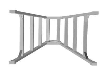 Industrial ladder Low-poly 3D model purchase