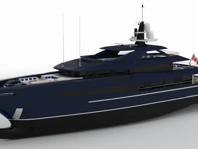 Mindelo Yacht 3D model